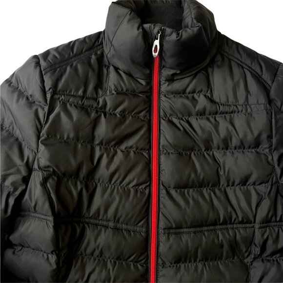 Spyder Size Medium Supreme Black & Red Zip Up Puffer Coat Women's - Picture 5 of 15